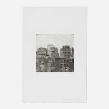 Appraisal: Thomas Moor TEL AVIV etching h w in cm Inscribed