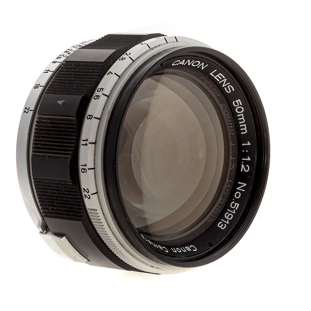 Appraisal: Canon mm Lens with plastic Canon lens cover