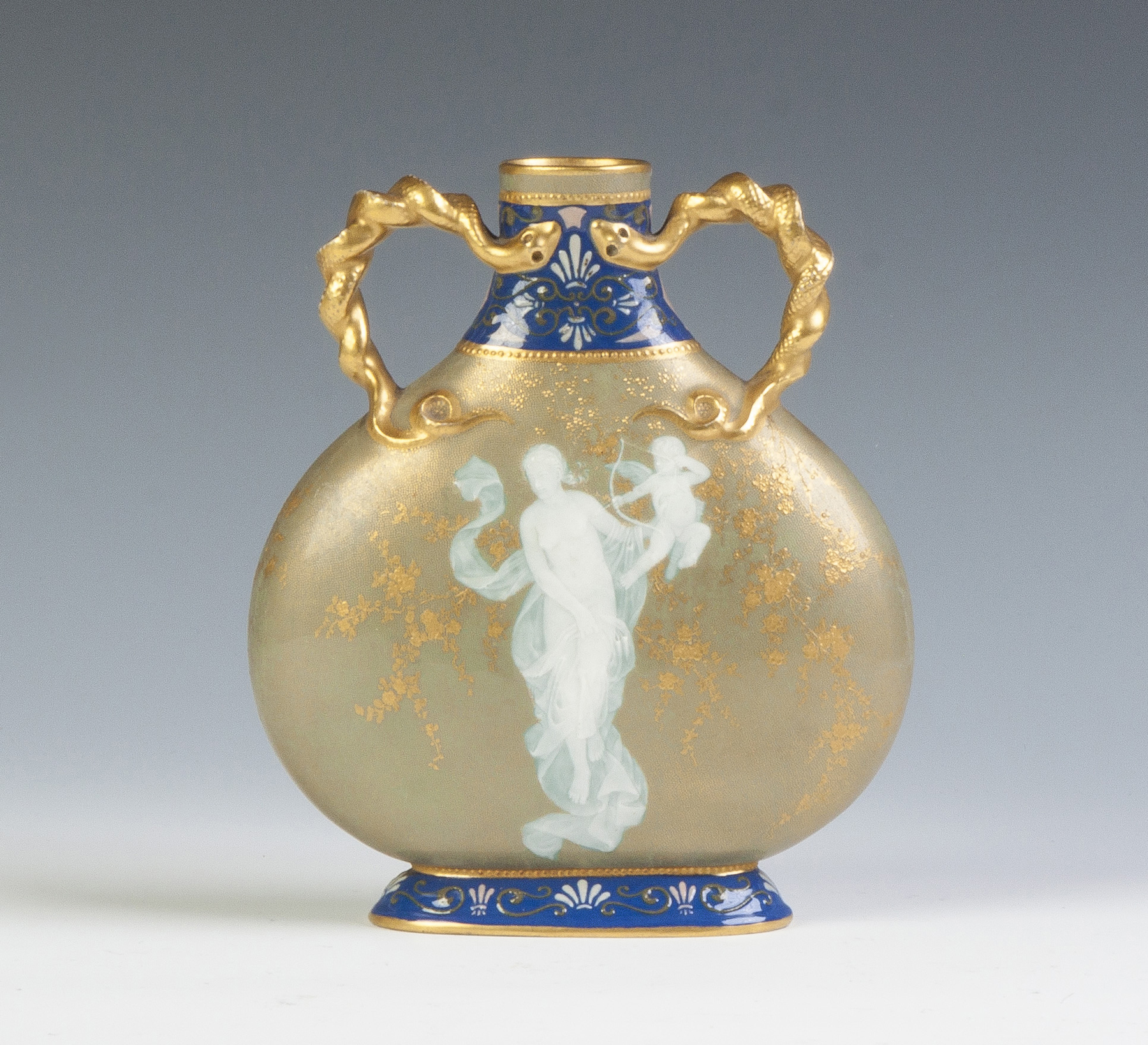 Appraisal: Porcelain Pate sur Pate Vase Late th cent By J