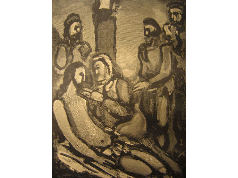 Appraisal: GEORGES ROUAULT FRENCH - DEPOSITION from The Passion wood engraving