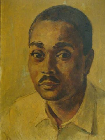 Appraisal: GROSSER Maurice O B Portrait of African-American Initialed and dated