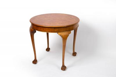 Appraisal: An th Century style circular table on cabriole legs with