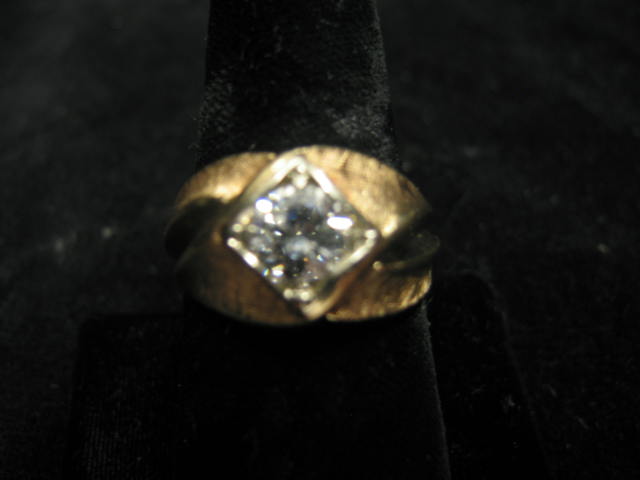 Appraisal: Man's Diamond Ring carat high grade diamond VS-I H color