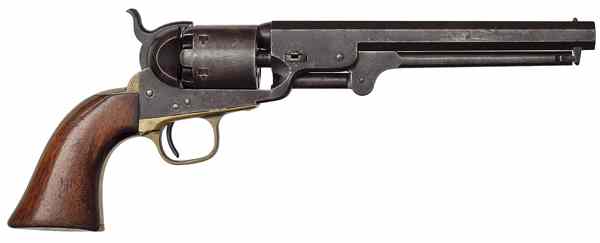 Appraisal: Colt Percussion Model Navy Revolver cal '' octagonal barrel with