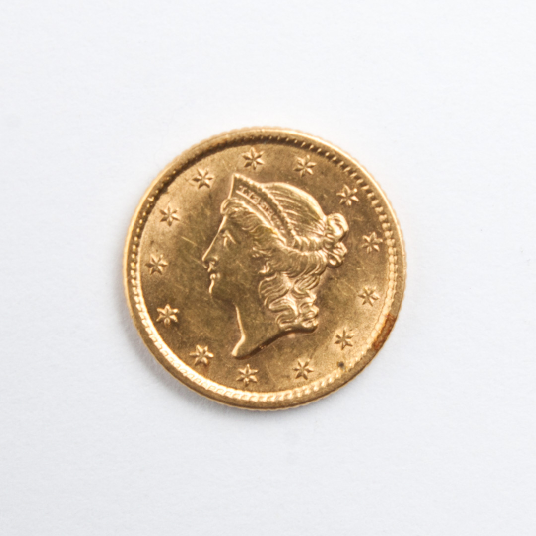 Appraisal: U S Liberty Head gold dollar Type I MS-