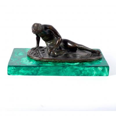 Appraisal: After the Antique a bronze of the Dying Gaul cm