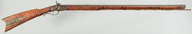 Appraisal: Full Stock Long Rifle approx Cal Full stock long rifle