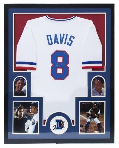 Appraisal: Framed Kevin Costner autographed Bull Durham Crash Davis baseball jersey