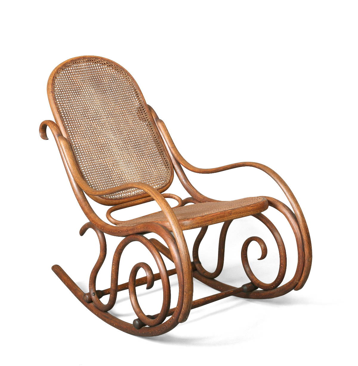 Appraisal: BENTWOOD ROCKER ATTRIBUTED TO THORNET