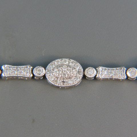 Appraisal: Diamond Bracelet round diamonds totaling carats in k white gold