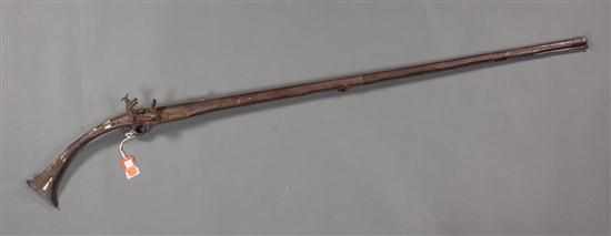 Appraisal: North African decorated snaphaunce flintlock musket first half th century