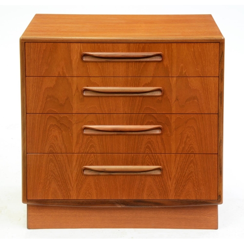 Appraisal: A G plan teak chest of drawers cm h x