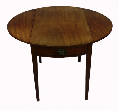 Appraisal: Georgian Mahogany Inlaid Pembroke table cm x cm x cm