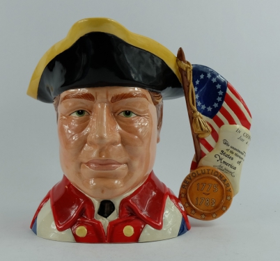 Appraisal: Royal Doulton large character jug Revolutionary War D limited edition