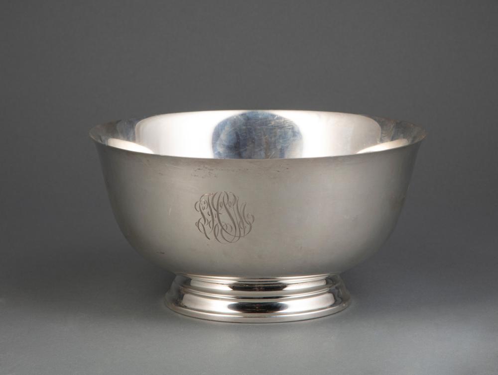 Appraisal: WATSON STERLING SILVER REVERE BOWLAmerican Sterling Silver Revere Bowl Watson