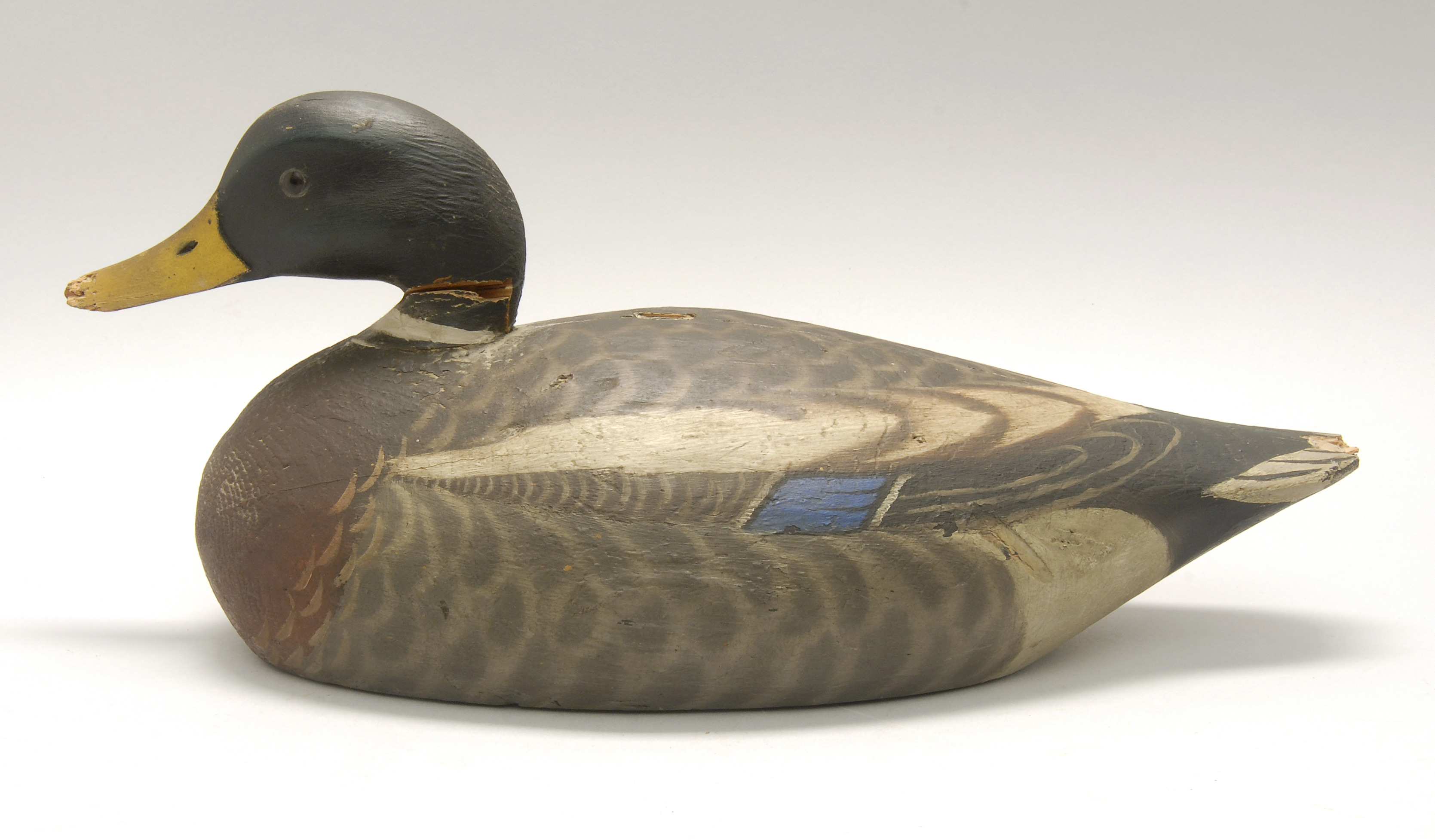 Appraisal: MALLARD DRAKE DECOY Circa sBy A Elmer Crowell of East