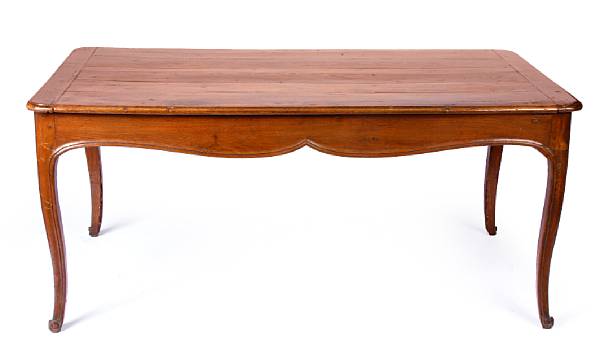 Appraisal: A Louis XV style oak table th century height in