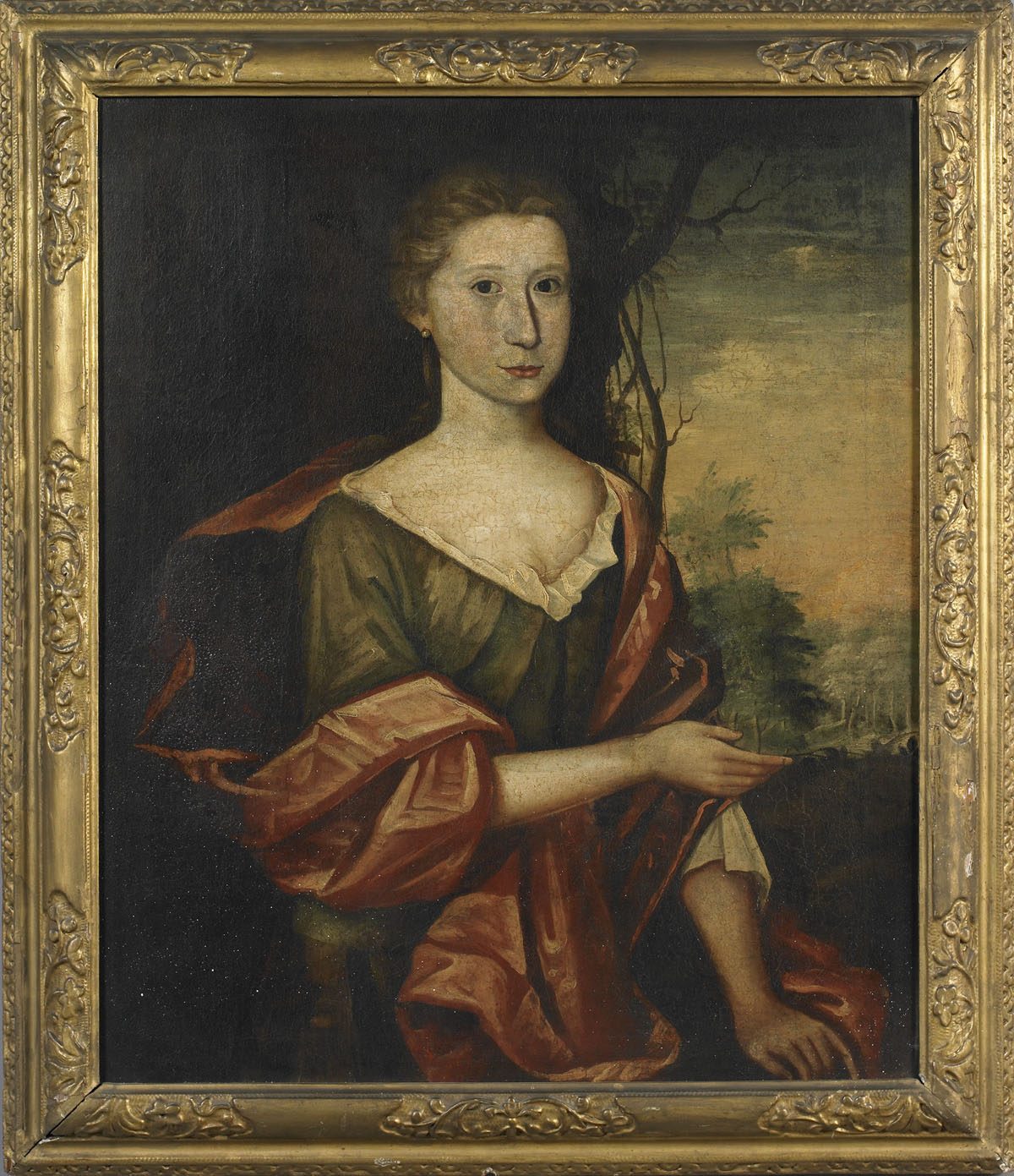 Appraisal: PORTRAIT OF ELIZABETH BILL HENSHAW DAUGHTER OF THE HONORABLE RICHARD