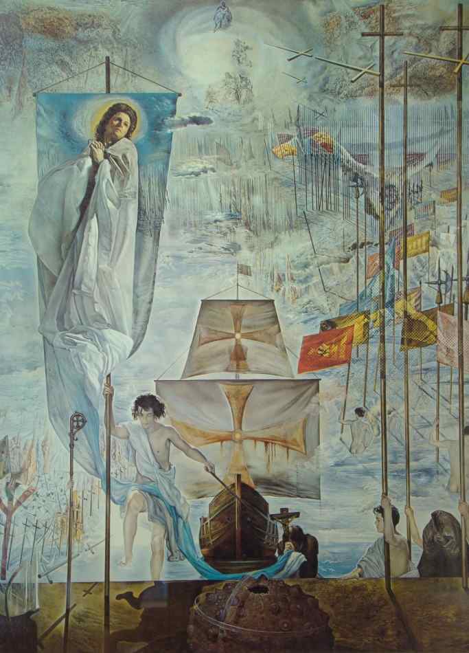 Appraisal: AFTER SALVADOR DALI SPANISH - THE DISCOVERY OF AMERICA BY