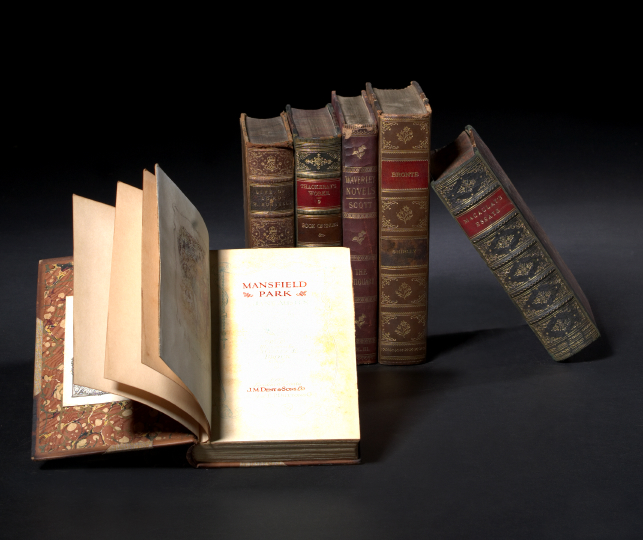 Appraisal: Fifty-One Decorative Bindings most quarter- or half- bound in cloth