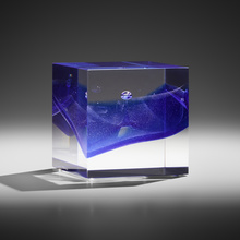 Appraisal: Steven Weinberg UNTITLED BUBBLE TRAP cast and polished optical glass