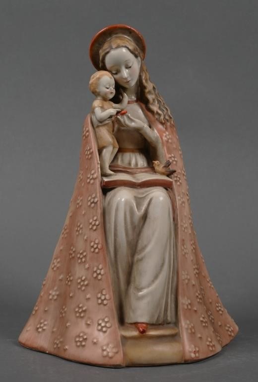 Appraisal: Large Hummel Flower Madonna This piece has a double crown