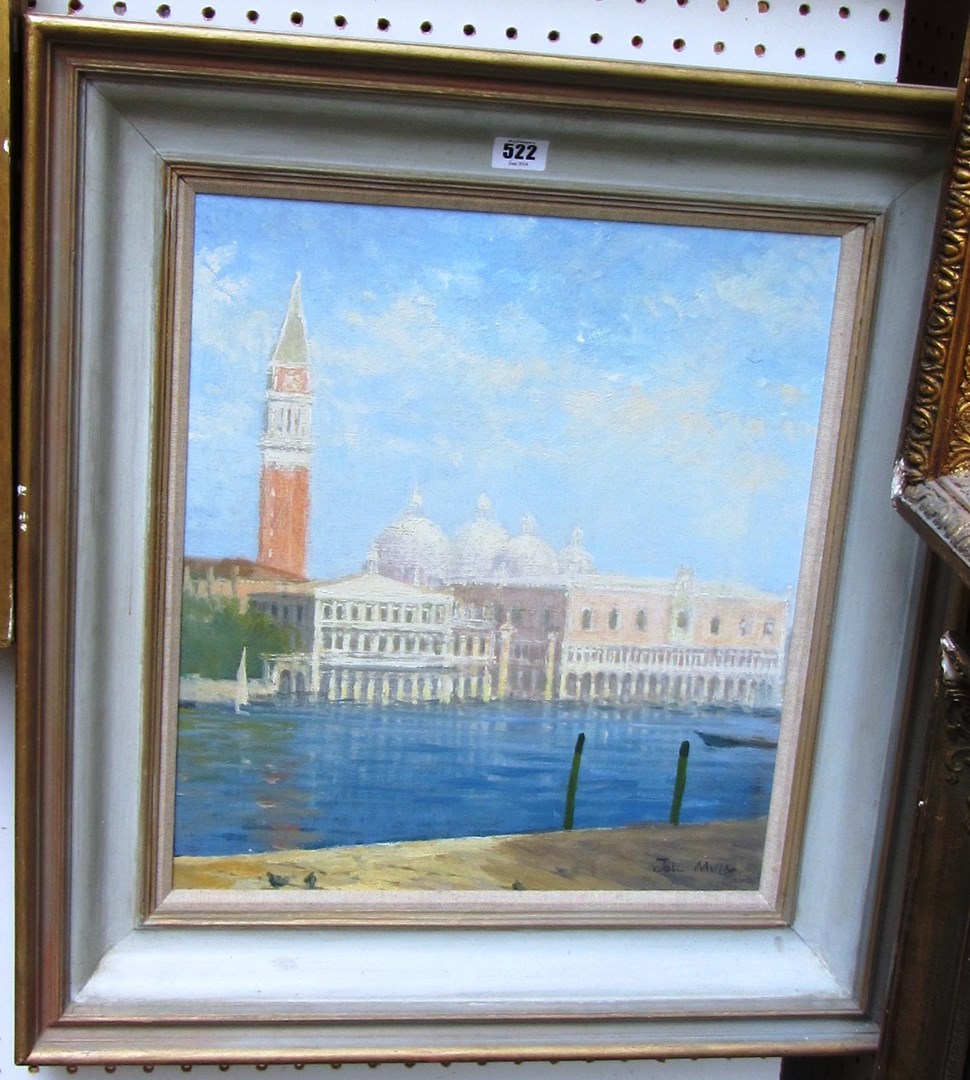 Appraisal: Italian School early th century A Venetian backwater oil on