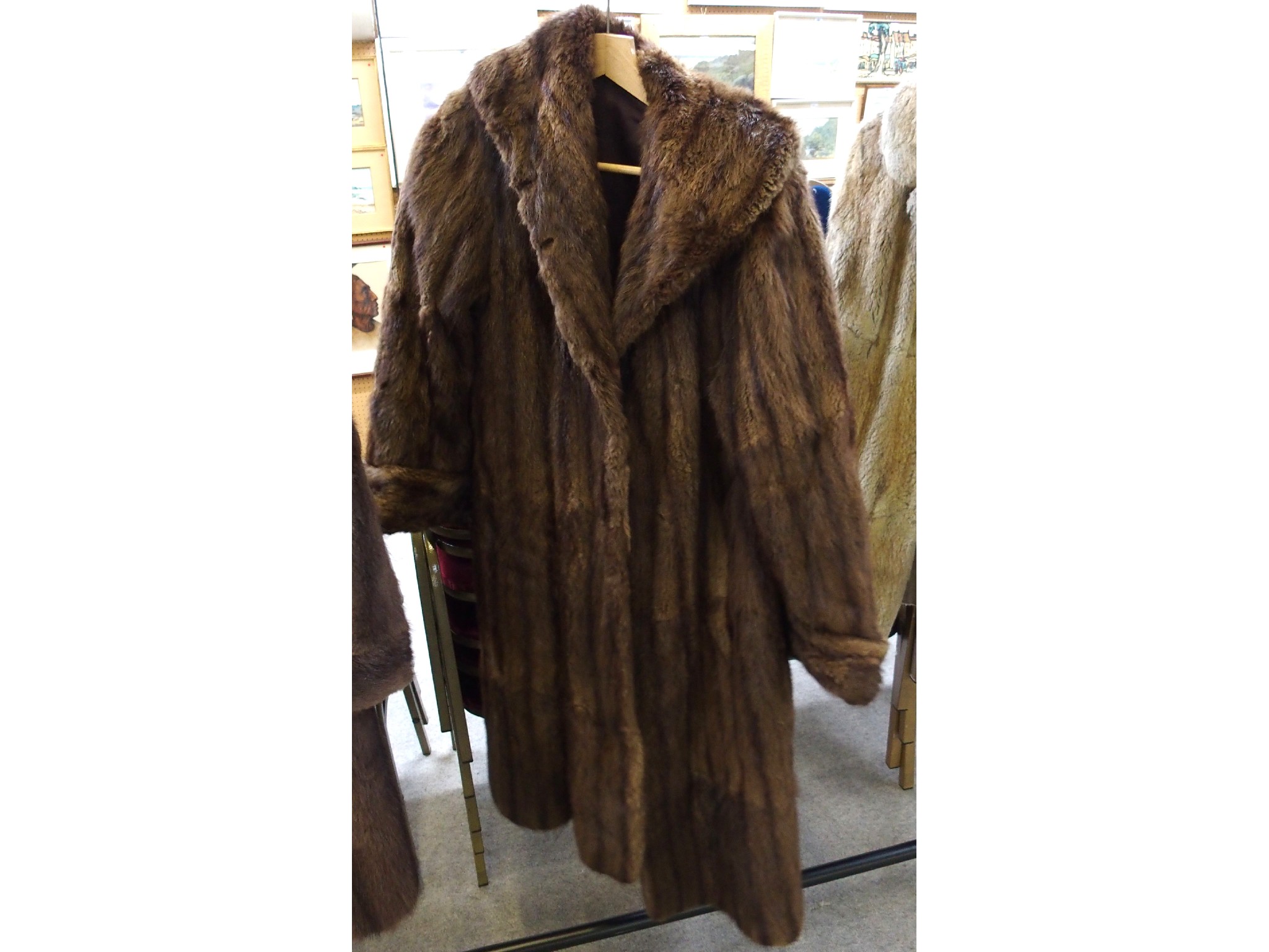 Appraisal: Long ladies' fur coat