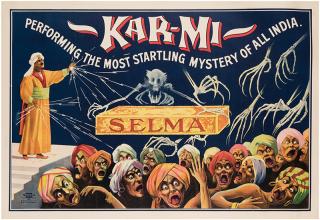 Appraisal: Kar-Mi Joseph Hallworth Kar-Mi Performing The Most Startling Mystery of