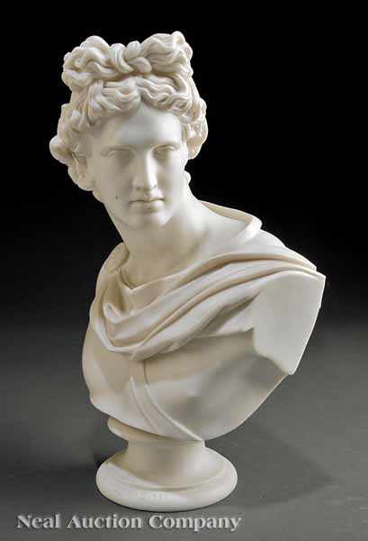 Appraisal: A Parian Bust of Apollo th c after the c