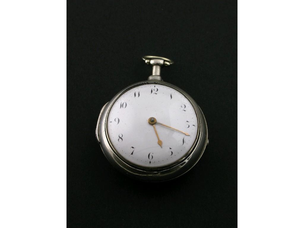 Appraisal: A George III silver pair cased Pocket Watch by R