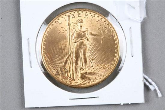 Appraisal: ST GAUDENS GOLD COIN Double eagle twenty dollar gold coin