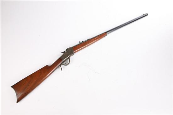 Appraisal: SINGLE-SHOT RIFLE Winchester Low Wall Model caliber Octagonal barrel and