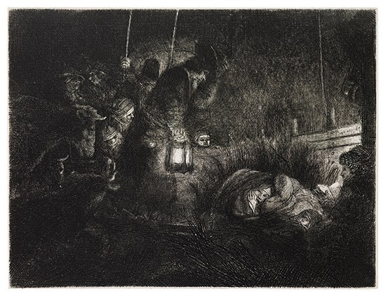 Appraisal: REMBRANDT VAN RIJN The Adoration of the Shepherds A Night