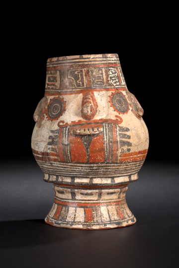 Appraisal: Guanacaste Culture Effigy Pedestal Vessel Costa Rica ca A D