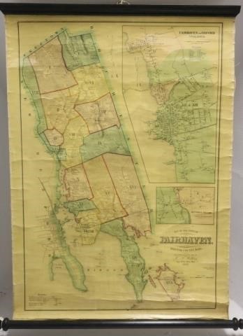 Appraisal: ROLL-UP MAP OF THE TOWN OF FAIRHAVEN H F WALLING