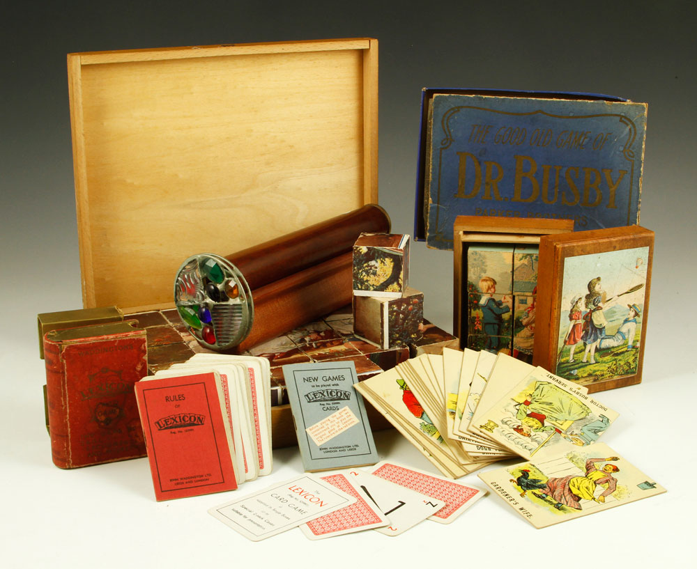 Appraisal: - Five Antique Games Lot of five antique games including