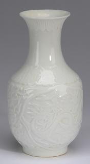 Appraisal: Finely potted Chinese baluster vase h Finely potted Chinese baluster