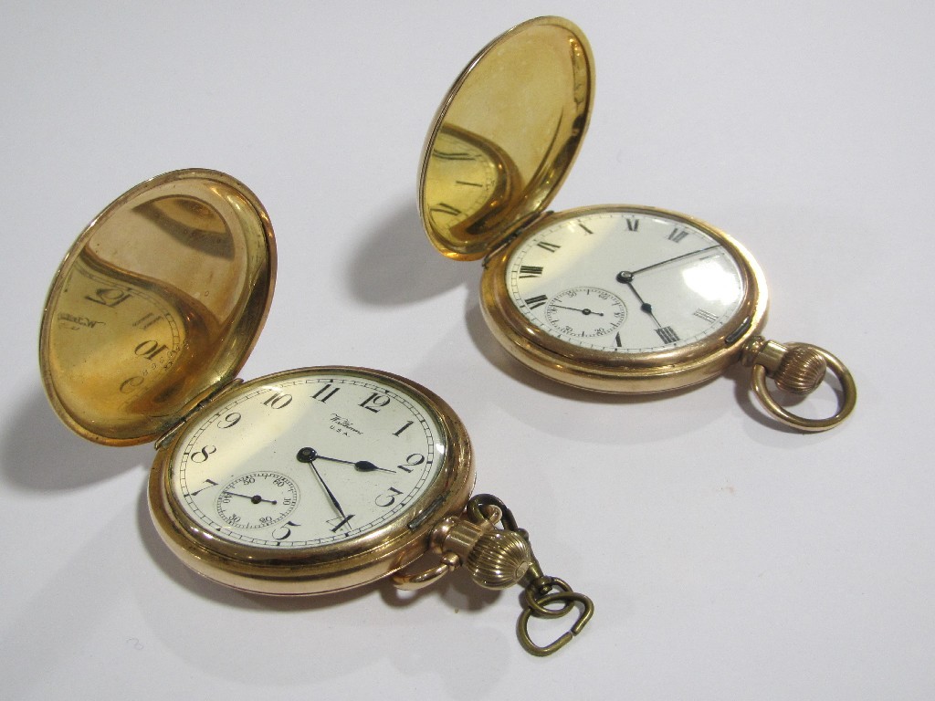 Appraisal: Two rolled gold pocket watches