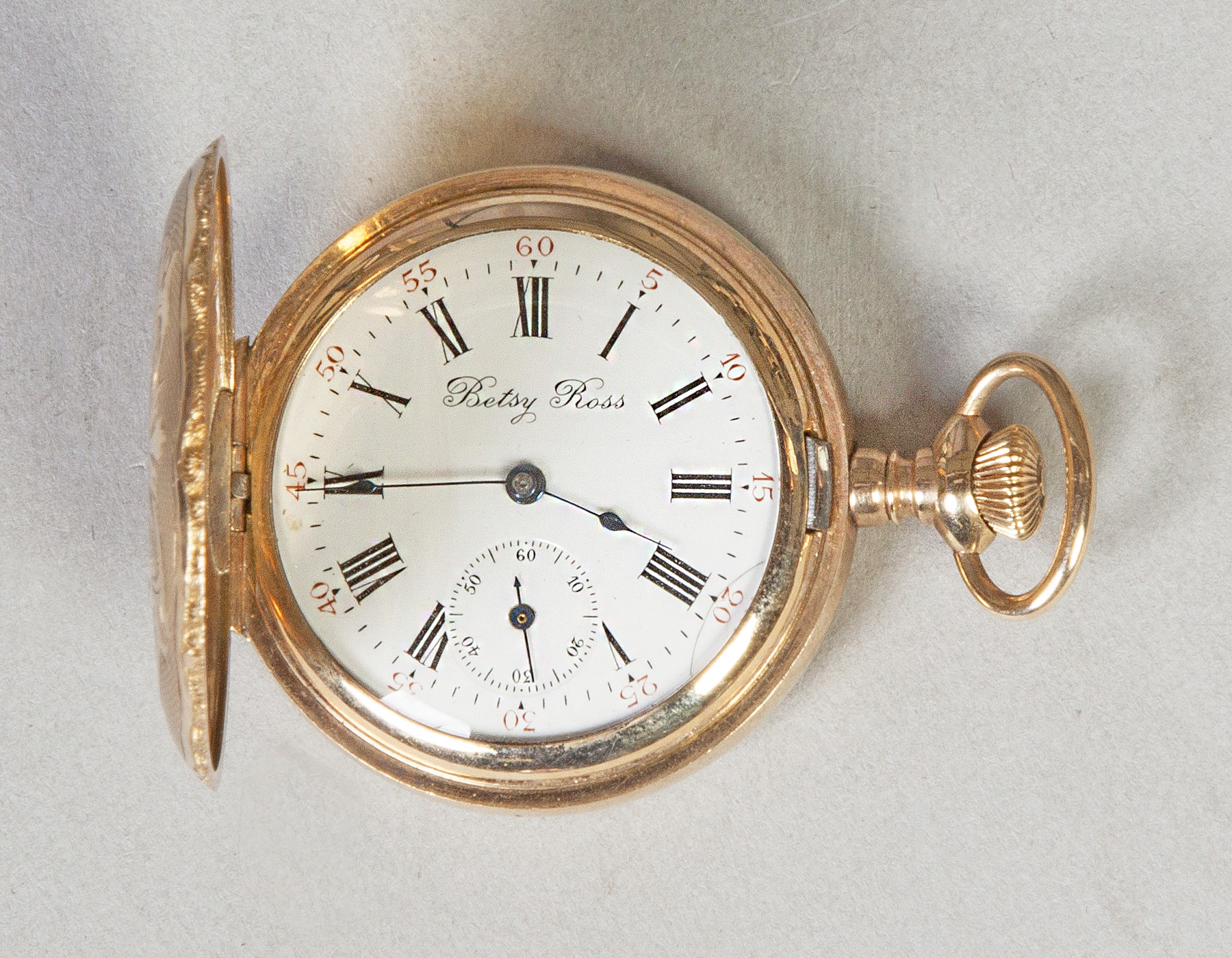 Appraisal: Betsy Ross K Gold Pocket Watch