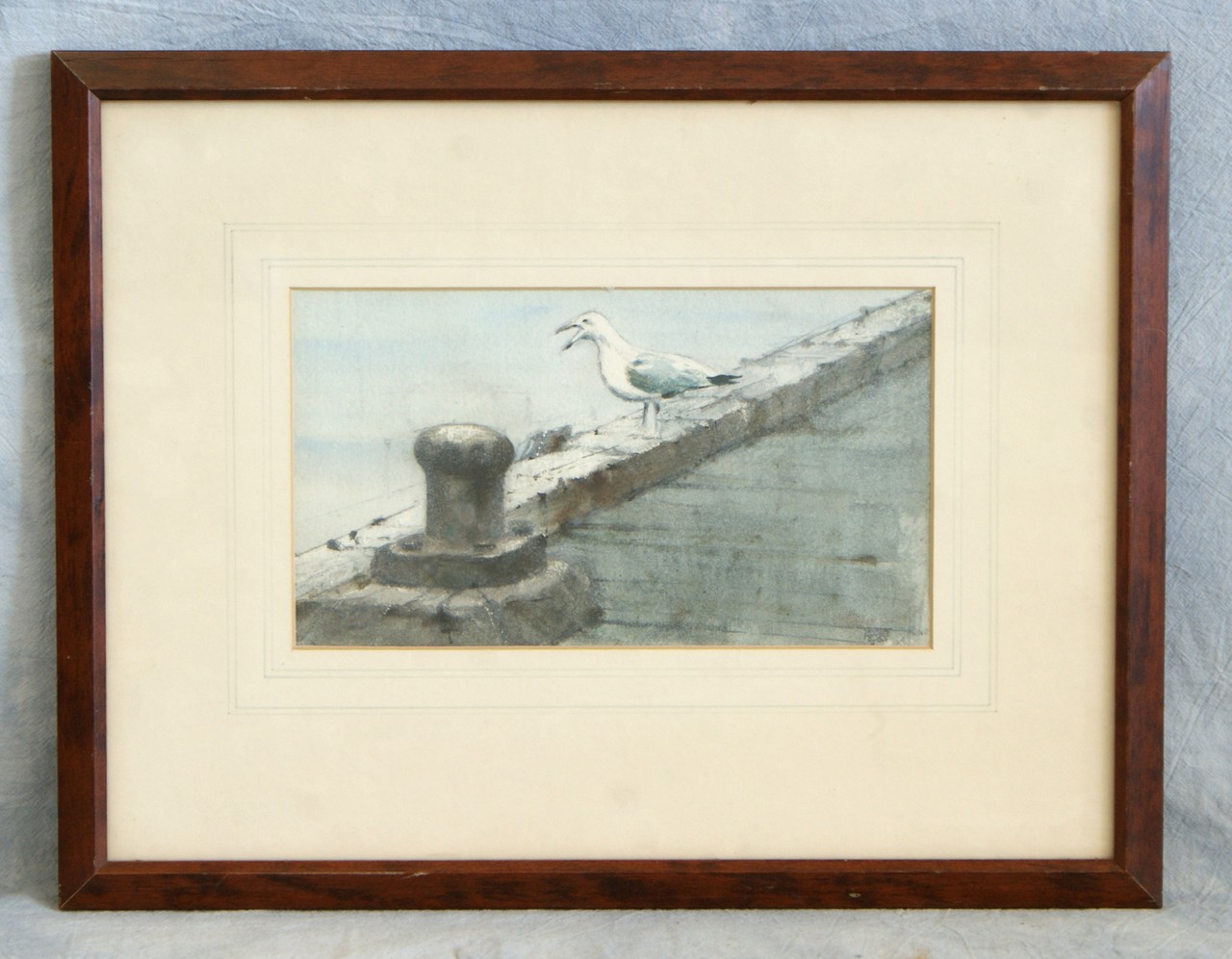 Appraisal: James Ross American NY PA - watercolor Sea Gull on