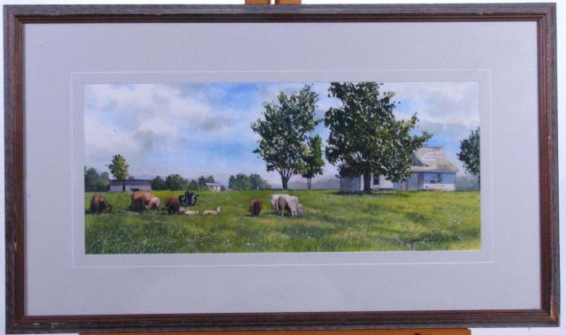 Appraisal: Stephen E Edwards IN b x watercolor signed lower right