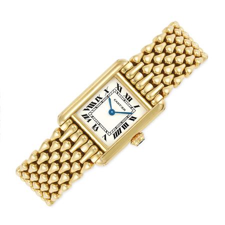 Appraisal: Gold Tank Wristwatch Cartier Estimate -