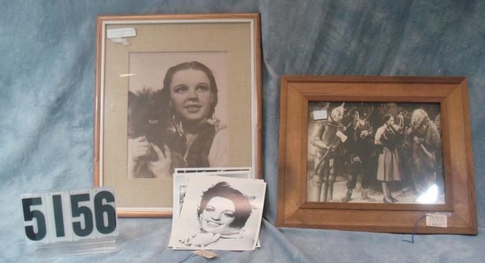 Appraisal: Wizard of Oz photos Judy Garland black and white photos