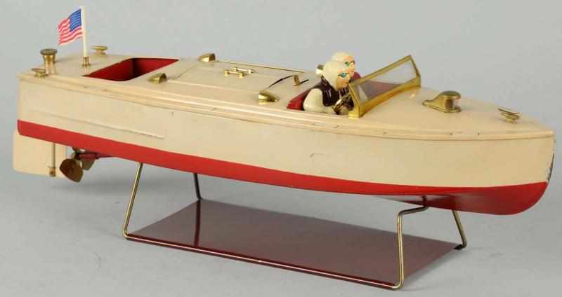 Appraisal: Lionel No Clockwork Motor Boat American Comes with replacement figures