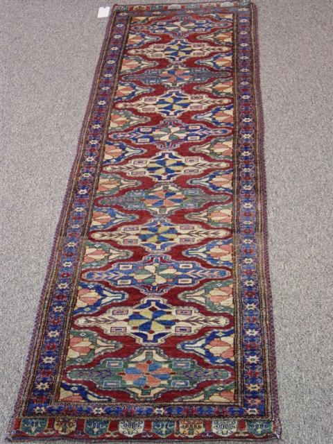 Appraisal: PERSIAN HAND WOVEN KAZAK RUG - X