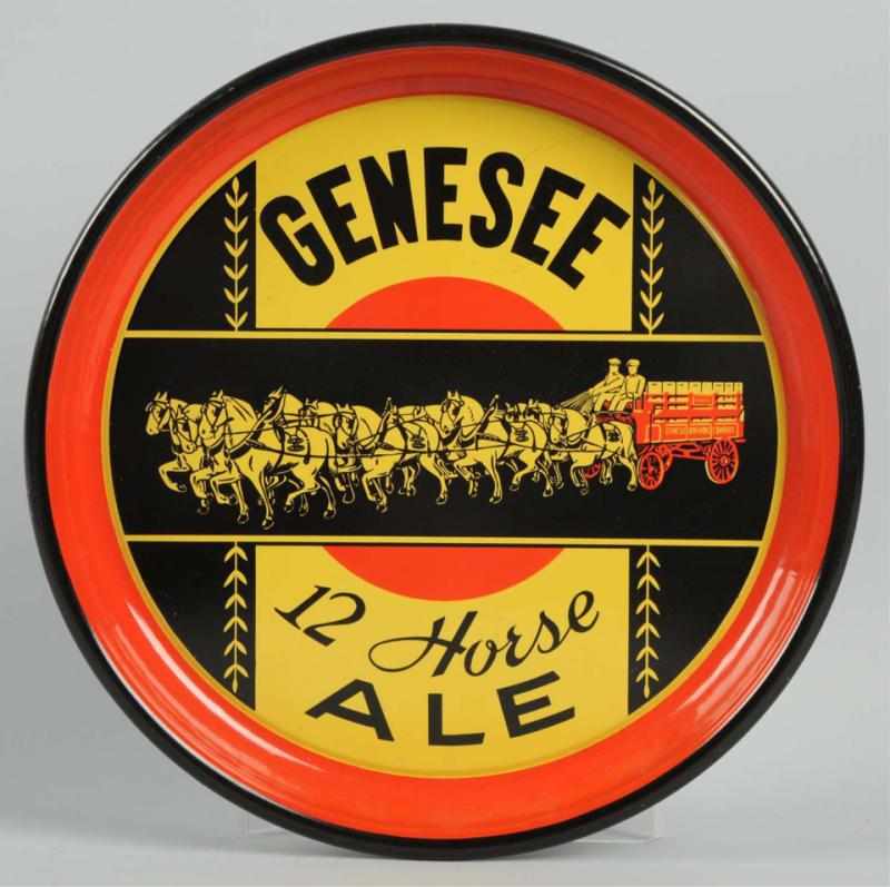 Appraisal: Genesee -Horse Ale Beer Tray Foam Scraper Tray has some