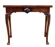 Appraisal: A George II Irish mahogany tea table circa the rectangular