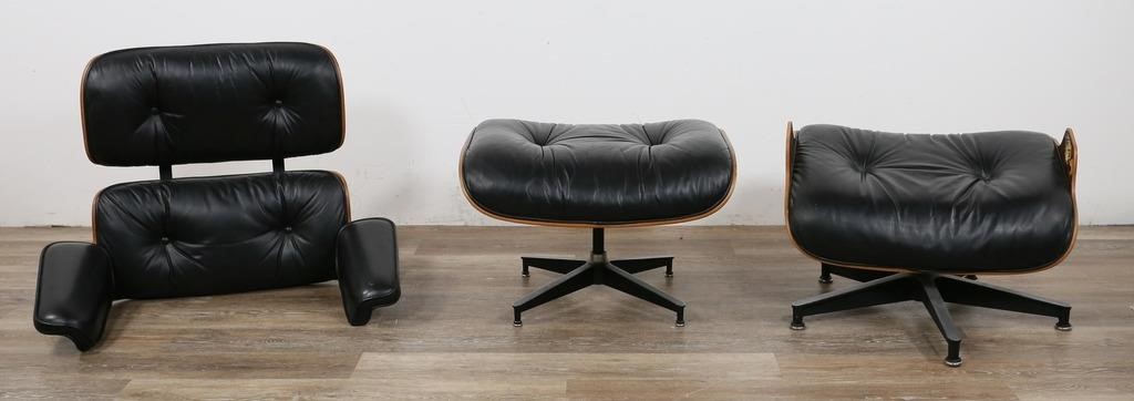 Appraisal: EAMES LOUNGE CHAIR AND OTTOMAN HERMAN MILLERCharles Eames American Missouri