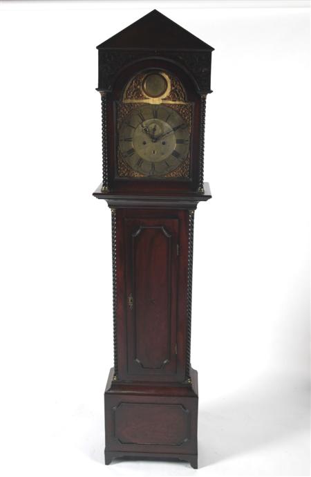 Appraisal: A George III longcase clock By William Hendrie Airdrie the